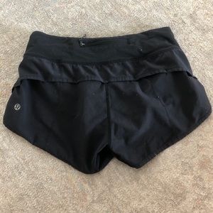 Speed up short in black, 2” inseam size xs